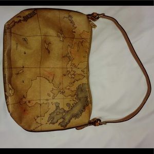 Alviero martini world map shoulder bag